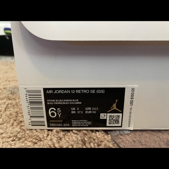 Jordan 12 Indigo - Picture 4 of 4